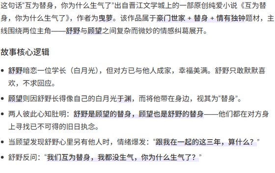 互为替阂,你为什么生气了